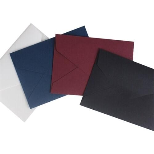 4 Colors Creative Greeting Card Wedding Valentines Day Flower Message Blessing Card Birthday Party Decor Card