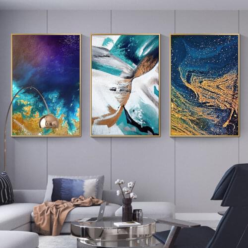 Abstract Colorful Oil Painting Pictures Poster Wall Art Canvas Prints Painting for Living Room Decor Home Decoration Accessories