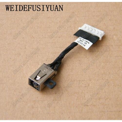 AC DC Jack Power Plug In Charging Port Connector Socket with Wire Cable Harness for DELL CHROMEBOOK 13 7310 13-7310