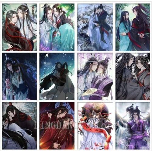 5D DIY Diamond Painting Chen Qingling Anime Chinese Style Mo Dao Zu Shi Painting By Numbers Embroidery Cross Stitch Home Decor