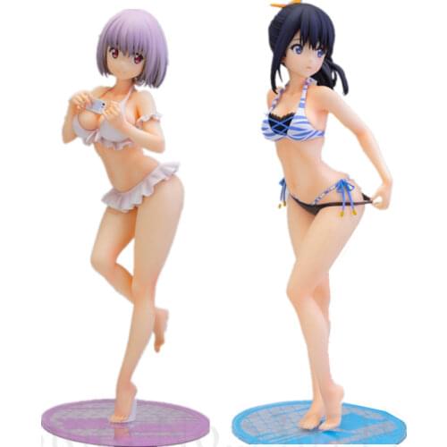 Anime Skytube Comic Aun Fukiishi Hana Mizuhara Erika Racing Girl Ver. Illustration PVC Action Figures Dolls Model Toys