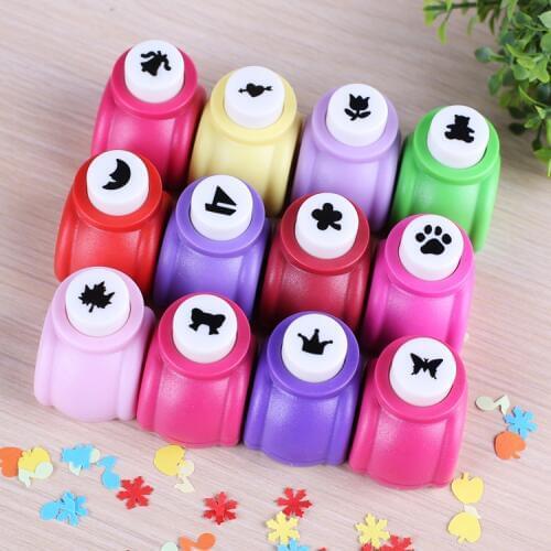 Paper Punch Kid Child Mini Printing Hand Shaper Scrapbook Tags Cards Craft DIY Cutter Tool