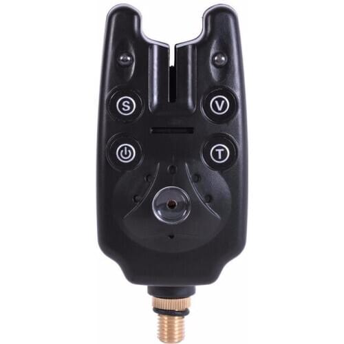 Electronic Fish Bite Alarm ABS 2 LED Tone Volume Adjustable Sound Sensitivity Waterproof Fishing Equipment 2021