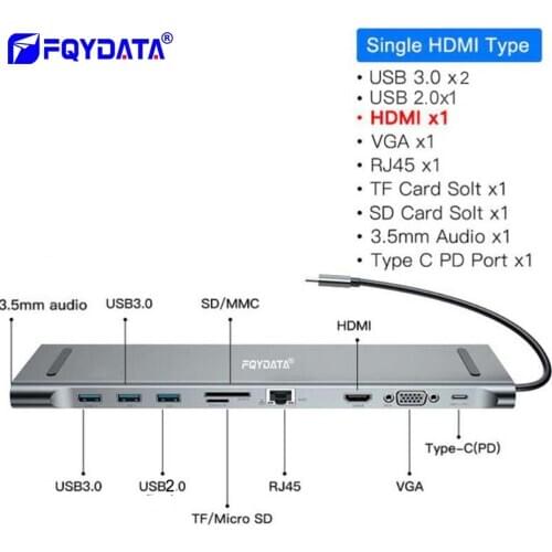 FQYDATA Notebook Docking Stations