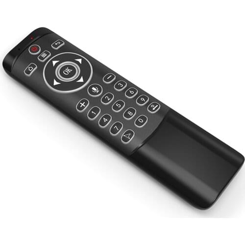 SOONHUA MT1 Voice Remote Control 2.4G Wireless Keyboard Air Mouse With IR Learning LED Backlit For TV Box Controllers