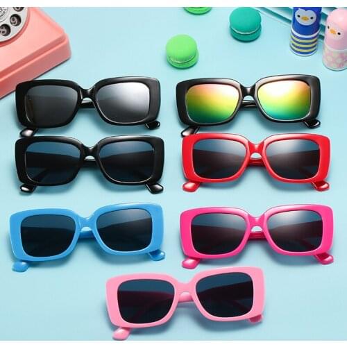 Classic Square Kids Girls Sunglasses Boys Retro Children Sun Glasses Vintage Baby Eyeglasses Fashion Eyewear UV400