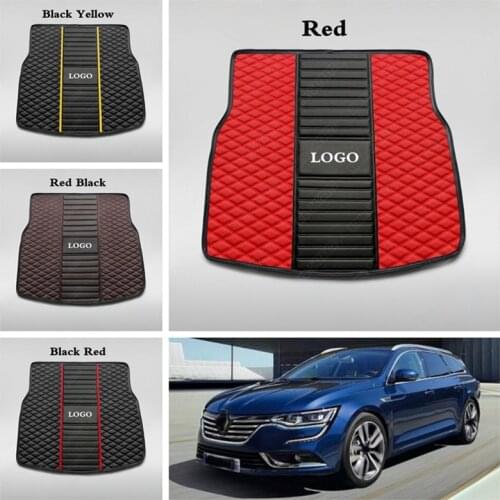Custom Car Trunk Mats for Renault Koleos Megane Laguna Latitude Kadjar Duster Fluence Scenic Captur Talisman Espace Logan Pads