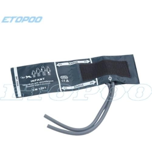 Blood Pressure Cuff With Single Tube Blue Nylon NIBP Cuff Compatible With Mindray,CSI,,Philips Neonate/Infant/Child/Adult/THIGH