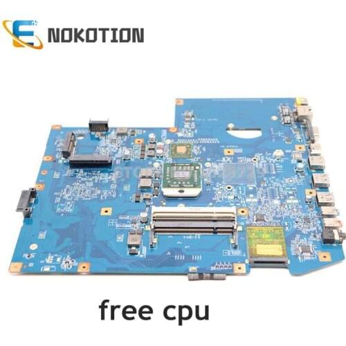 NOKOTION MBPJD01001 MBP.JD01.001 Main board For Acer aspire 7540 Laptop Motherboard 48.4FP02.011 Socket S1 ddr2 free cpu works