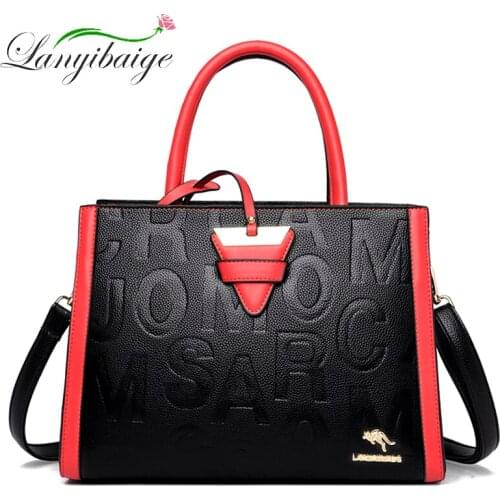 Fashion High Capacity Luxury Handbags Women Bags Designer High Quality Leather Handbags Casual Tote Bag Ladies Shoulder Bags Han