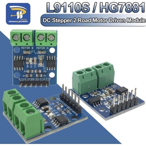 L9110 L9110S / HG7881 HG7881CP Two Road Motor Driven Module For Arduino 2 Channel DC Stepper Motor Driver Board H Bridge