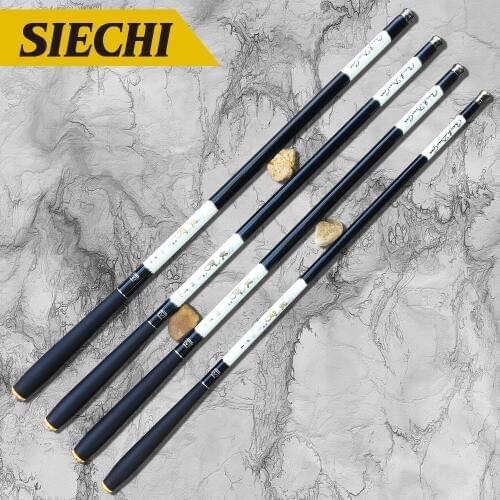 2019 New Ultra-hard Ultra-lightweight Fishing Rod Pole Rod 3.6-7.2M FRP Fishing Rod Comfortable Durable Lightweight Stylish