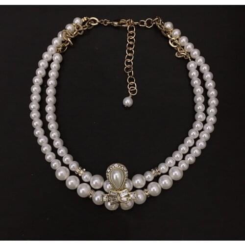 New hot brand fashion femininity pearl necklace high quality luxury jewelry wedding anniversary banquet jewelry accessories gift