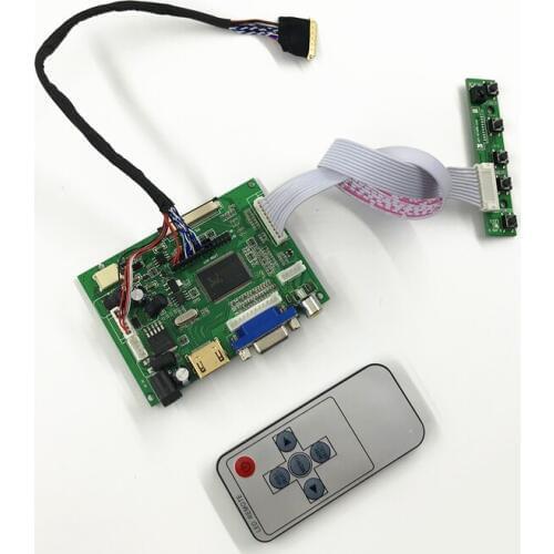 Free shipping VGA HDMI 2AV LCD Controller Board HDMI for 14 inch 1366X768 B140XW01 V0 VB V8 V1 V2 WLED LVDS LCD driver board diy