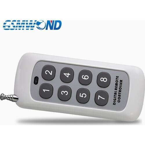 433MHz Remote Controller For Wireless Relay Control Module 50m to 200m Long Wireless Distance Working 2 / 4 / 8 button optional