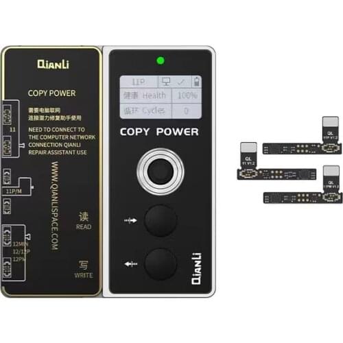 Qianli Copy Power Battery Data Corrector for 11 11pro 12 12pro Battery Pop Ups Widows Repair Error Health Warnning Removing