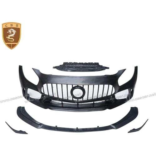 Fiberglass Front Bumper Lip Rear Diffuser Spoiler Body Kits Decoration For Mercedes-Benz AMG GT GTS GTC PD Style 2015-2018