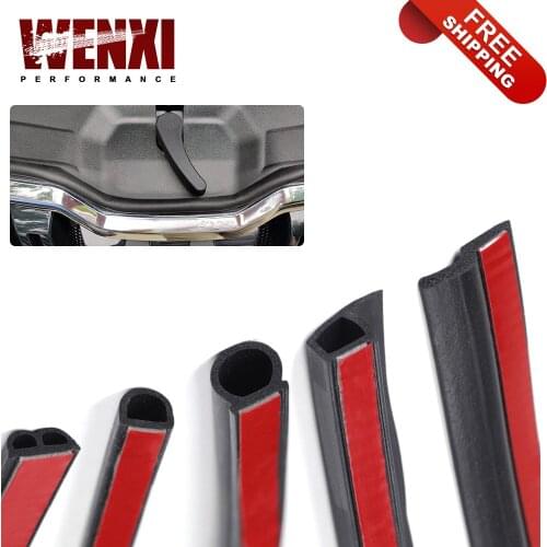4Meter Window Edge Seal D Z P B Shape Car Door Rubber Seal Trunk Hood Sealing strip