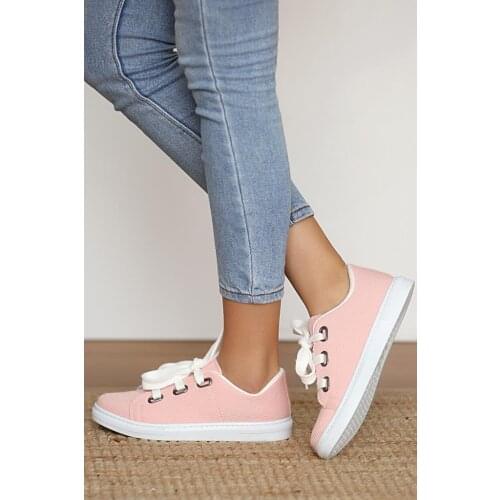 Pink Potin Women Shoes A320-20Pudra Linen