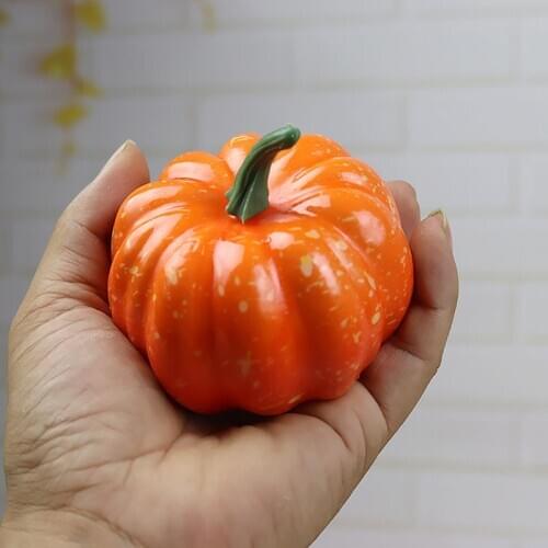 1PC Halloween Birthday Party Craft Wedding Decoration Artificial Pumpkin Simulation Fake Vegetables Fruit Environmental Autumn