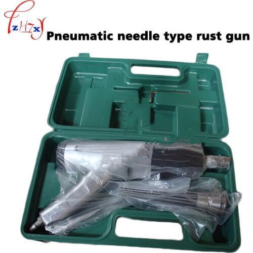 Pneumatic needle anti-rust gun JEX-28 rust removal air Needle Scaler, Pneumatic derusting gun+plastic box 1pc
