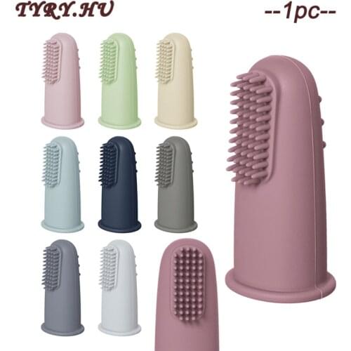 Baby Soft Finger Toothbrush BPA Free Silicone Infant Tooth Teeth Clean Brush Food Grade Silicone Bebes Oral Health Care