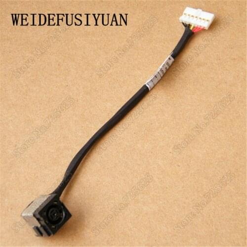 10pieces/lot AC DC JACK POWER PLUG IN SOCKET CABLE HARNESS FOR DELL Inspiron 14 3441 3442 3446 14-344114-3442 14-3446