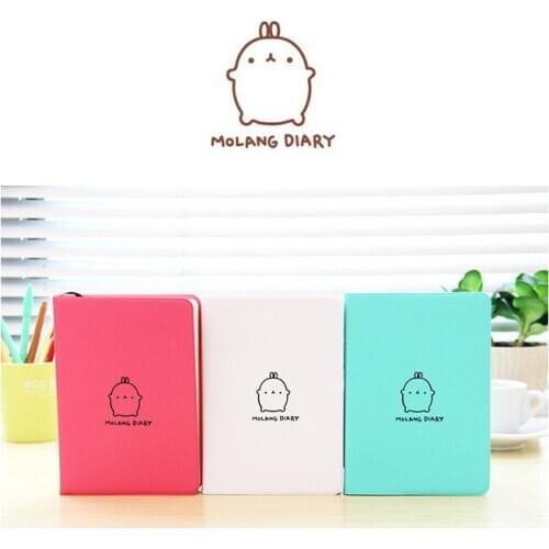 2019 Cute Kawaii Notebook Cartoon Cute Lovely Journal Diary Planner Notepad for Kids Gift Korean Stationery Three Covers