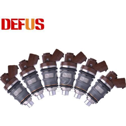6x 1000cc 1001-87092 Fuel Injector For Toyota Supra 1JZ-GTE 2JZ-GTE F809W MR2 Celica Supra Turbo Car Engine Nozzle Injection Kit