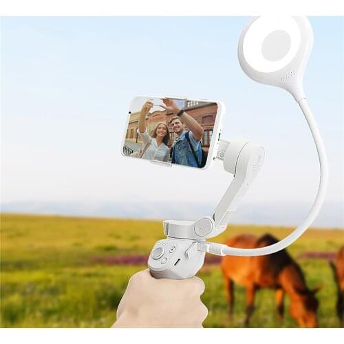 ABS USB Fill Light for DJI OM4/MOBILE 3 LED Selfie Ring Lamp Professional Phone Video Shooting Fill Lights Stream