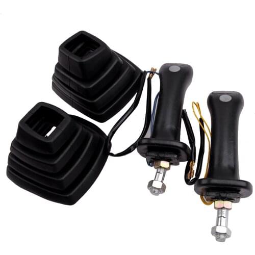 Beler 1 Pair Excavator Joystick Handle & Cover Fit for Xugong Yuchai Lovol Longgong Rev o 55/60/65/75-8/80 Black Accessories