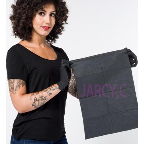 Black Disposable Tattoo Clean Pad Tattoo Table Covers Clean Pad Tattoo Cleaning Wipes Disposable Waterproof Sheets Accessories