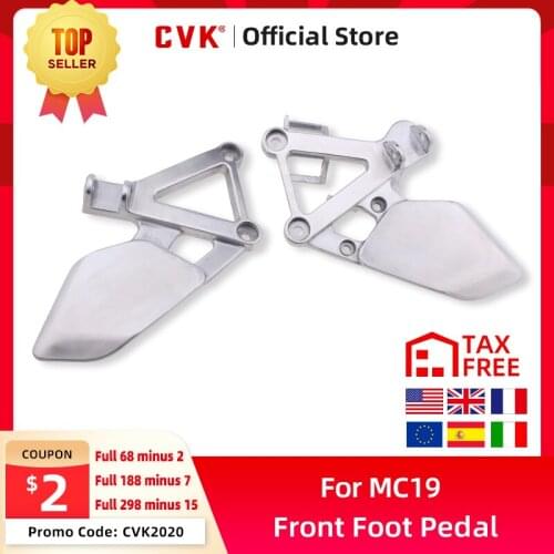 CVK Motorcycle Front Footrests Pedal Triangle Bracket for Honda CBR250RR MC19 CBR250