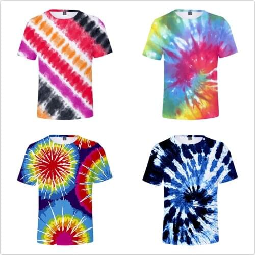 3D Tie Dye Flashbacks t shirt boys girls Colorful Psychedelic printed tshirt t-shirt harajuku streetwear t shirts tee clothes