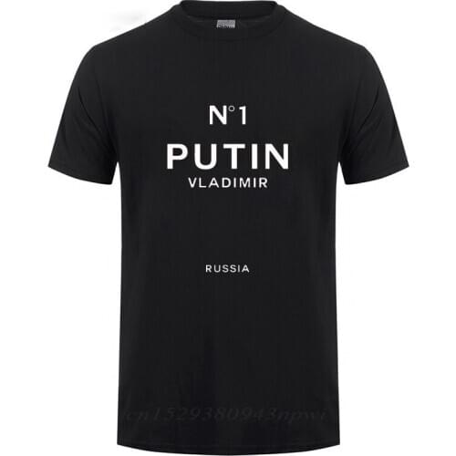 N1 Vladimir Putin Russia President T Shirt For Men Male Adult Round Collar Cotton Short Sleeve T-Shirt Tshirt Mans Tops Tee