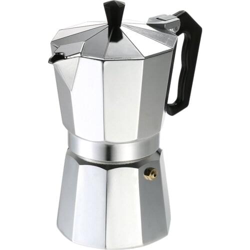 NEW Coffee Maker Aluminum Mocha Espresso Percolator Pot Coffee Maker Moka Pot 1cup/3cup/6cup/9cup/12cup Stovetop Coffee Maker