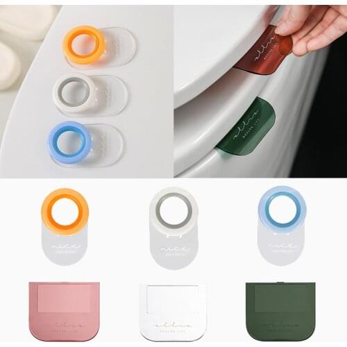 Toilet Lid For Bathroom Gadget WC Accessories Multifunctional Sanitary Close Stool Seat Cover Handle Lifter Hand Clamshell