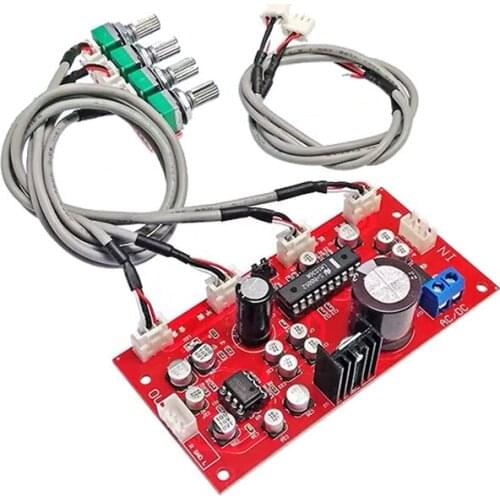 LM1036 Tone Equalizer Preamplifier Board Balance NE5532 Audio Preamp Tone Conrtol Pre amplifier