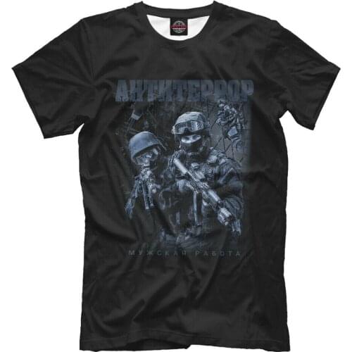 Antiterror Spetsnaz GRU Special forces of Russia Men New t-shirt Russia Army harajuku new arrival 2021