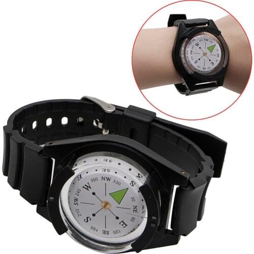 NEW WRIST COMPASS - Military Outdoor Survival Watch Strap Band Bracelet Au03 21 Dropshipping