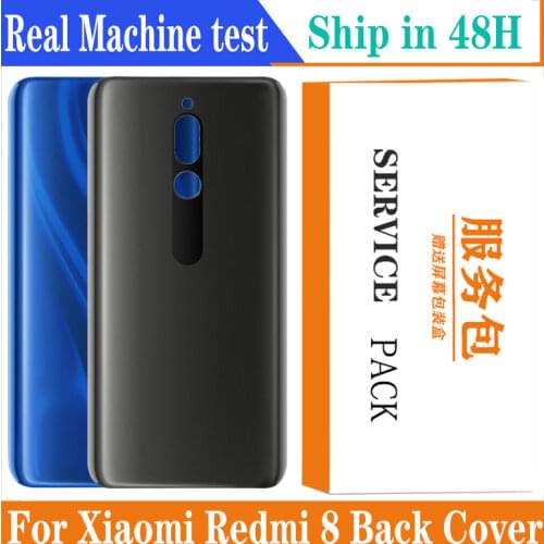 Original Back Housing for Xiaomi Redmi 8 Battery Cover for Xiaomi Redmi8 Back housing Cover Xiaomi Redmi 8 Black housing