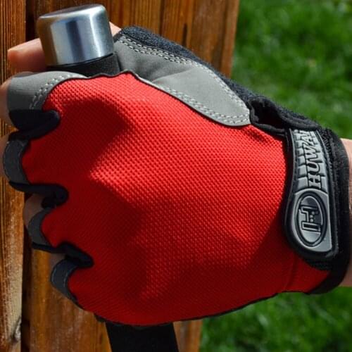 HOT Half Finger Mesh Women Men Breathable Gloves Non-slip Sports Driving Cycling Adult Outdoor Handwear Motocycle Fitness