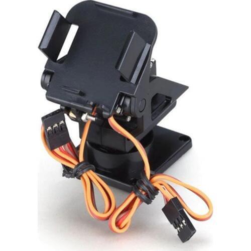 Plastic Servo Bracket PT Pan/Tilt Camera Platform Anti-Vibration Mount For Aircraft FPV Dedicated Nylon PTZ For 9G SG90 MG90S