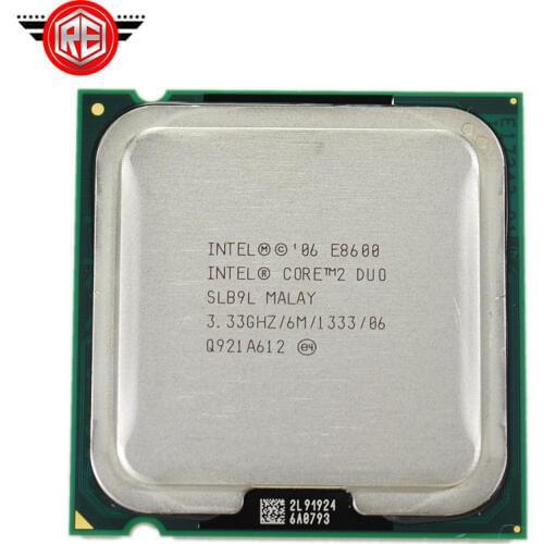 Intel Core 2 Duo E8600 Processor SLB9L DUAL-CORE 3.33GHz FSB1333MHz Desktop LGA 775 CPU