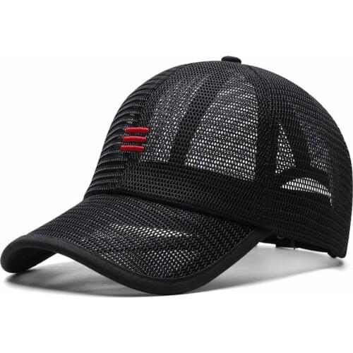 Drop Shipping Summer Full Mesh Big Size Baseball Cap Adult Oversize Sport Sun Hat Men Women Large Trucker Caps 56-60CM 60-65CM