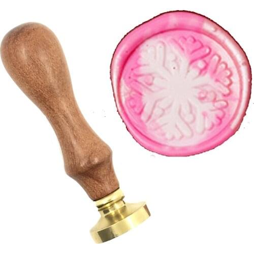 Merry Christmas New Year wax seal snowman wood handle wax,DIY Scrapbooking wax stamp copper head,Vintage and high quality16