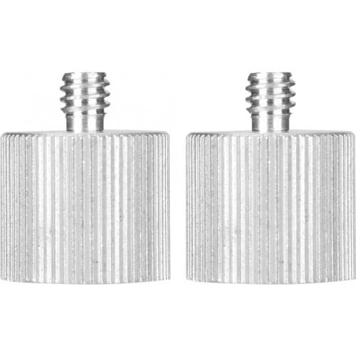2Pcs Universal Aluminium Alloy 1/4 to 5/8 Level Bracket Screw Adapter Accessories Durable And Not Easy To Corrode