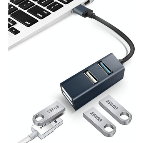 Hi-Speed Hub Adapter USB Hub Mini USB 3.0 4-Port Splitter For PC Laptop Notebook Receiver Computer Peripherals Accessories