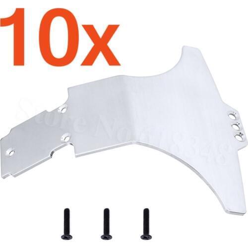 10pcs Aluminum Front / Rear Bumper For RC 1/18 WLtoys A969 A969-B Spare Parts