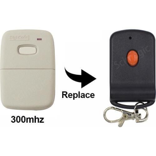 3 For DigiCode DC5010 5010 Stanley 308913 Garage Door Car Remote Control Black